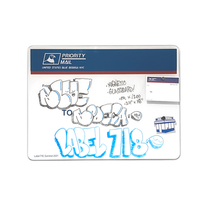 Label 718 Glassboard